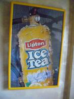 reclame lipton ice tea, Verzamelen, Biermerken, Overige merken, Reclamebord, Plaat of Schild, Zo goed als nieuw, Ophalen