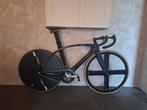 Massini pistefiets, Fietsen en Brommers, Ophalen, Zo goed als nieuw, Carbon