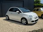 Fiat 500c sport bj2014 met 49d km euro6 benzine, Auto's, Cabriolet, Zwart, Handgeschakeld, Particulier