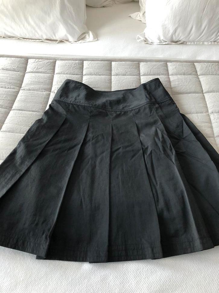 CORA KEMPERMAN ROK PLISSÉ BLAUW WIKKELROK SMALL, Kleding | Dames, Rokken, Zo goed als nieuw, Maat 36 (S), Blauw, Ophalen of Verzenden