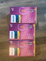 3nieuwe Philips bol lampen 60 w warm white led, Ophalen of Verzenden, Nieuw