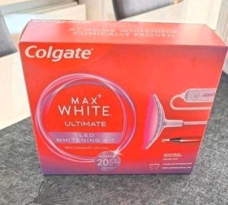 NIEUW ‼️ Colgate Max White Ultimate LED Whitening Kit!, Handtassen en Accessoires, Uiterlijk | Mondverzorging, Nieuw, Ophalen of Verzenden