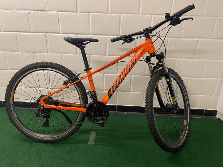 Conway mountainbike / stadsfiets 27,5 + bagagedrager, Fietsen en Brommers, Fietsen | Mountainbikes en ATB, Zo goed als nieuw, Ophalen