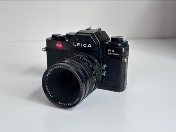 Leica R3 electronic + 60mm 2.8 Macro elmarit lens beschikbaar voor biedingen