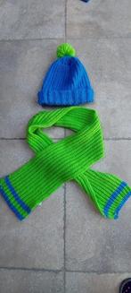 Warme muts en sjaal mt 122 - 140, Kinderen en Baby's, Kinderkleding | Maat 122, Ophalen of Verzenden, Gebruikt, Jongen, Jas