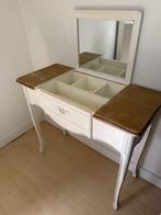 Vintage kaptafel met spiegel – €45, Huis en Inrichting, Tafels | Kaptafels, Ophalen, Minder dan 50 cm, Gebruikt, 100 tot 150 cm