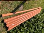 5 PVC buizen met manchet 160 mm, Doe-het-zelf en Bouw, Buizen en Afvoer, Ophalen, Afvoer, PVC, Nieuw