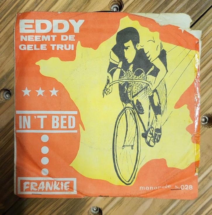 Le single vinyle Frankie Eddy (Merckx) remporte le maillot j, CD & DVD, Vinyles Singles, Comme neuf, Single, Enlèvement ou Envoi