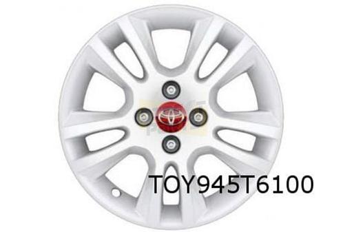 Toyota Aygo velg Aluminium 15'' dubbele 5-spaaks wit Origine, Auto-onderdelen, Banden en Velgen, Band(en), 15 inch, Personenwagen