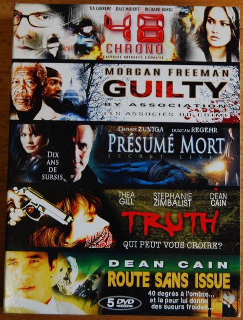 Coffret DVD Collection Thrillers (5 films), Cd's en Dvd's, Dvd's | Thrillers en Misdaad, Zo goed als nieuw, Overige genres, Boxset