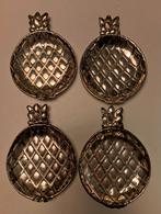 Vintage verzilverde schaaltjes (4×), Antiek en Kunst, Ophalen of Verzenden