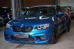 BMW M2 3.0 Competition Manueel Sport Rem Sport Zetels, Autos, BMW, Cuir, 2979 cm³, Bleu, Carnet d'entretien