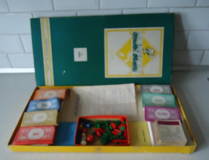 Vintage "Monopoly De Luxe" van Deska anno 1961, Hobby en Vrije tijd, Gezelschapsspellen | Bordspellen, Gebruikt, Een of twee spelers