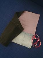 Denim watch roll for 6 watches, Handtassen en Accessoires, Overige Accessoires, Ophalen, Gebruikt