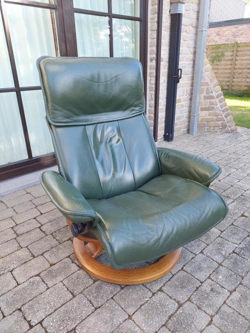 Fauteuil relax Stressless, Maison & Meubles, Fauteuils, Utilisé, Bois, Cuir, 75 à 100 cm, 75 à 100 cm, Enlèvement