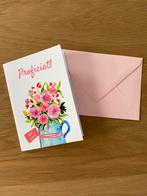 Wenskaart proficiat incl. enveloppe, Ophalen of Verzenden, Nieuw