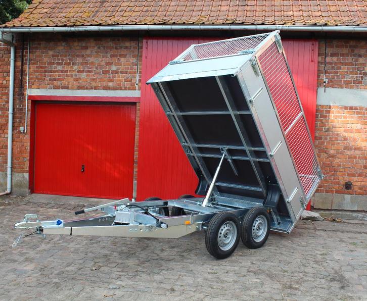 Ongeremde Kipper aanhangwagen met loofnetten BW Trailers, Auto diversen, Overige Auto diversen, Ophalen of Verzenden
