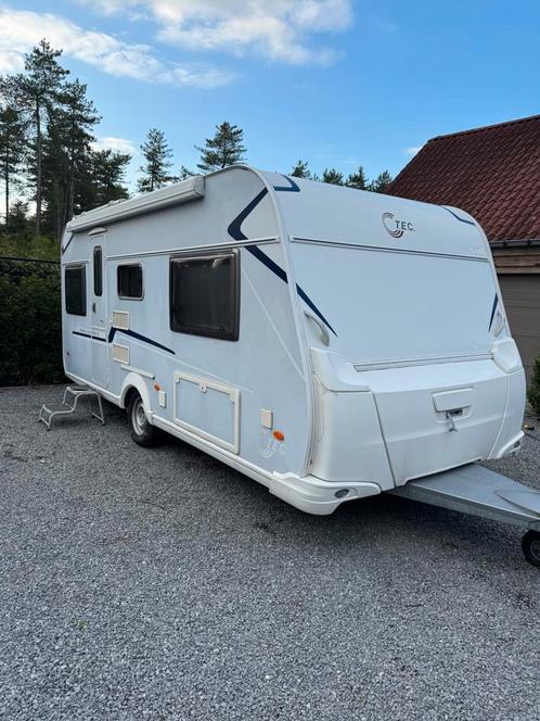 Caravan TEC, Caravans en Kamperen, Caravans, Particulier, tot en met 4, Treinzit, T.E.C., 2 aparte bedden, 5 tot 6 meter, Gascomfoor
