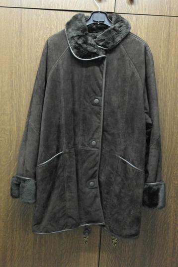 Veste en cuir dame - taille 40, Enlèvement ou Envoi, Comme neuf, Taille 38/40 (M), Brun