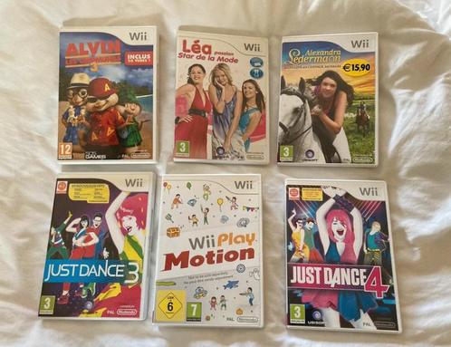 6 WII-spellen per eenheid - 3€ - of in een lot, Games en Spelcomputers, Games | Nintendo Wii, Zo goed als nieuw, Overige genres