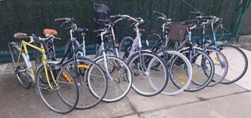 Fietsen 8 stuks voor opmaak of onderdelen.  beschikbaar voor biedingen