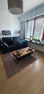 Salontafel - houten design, metalen frame, Moins de 50 cm, 50 à 100 cm, Comme neuf, 100 à 150 cm