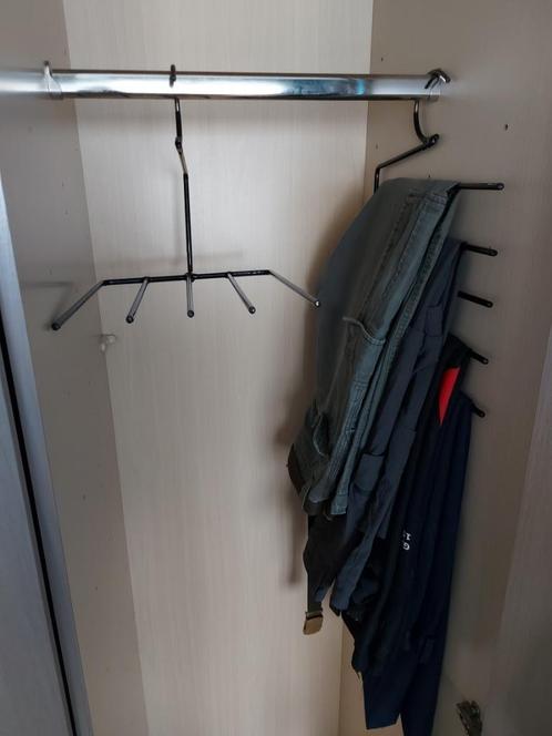 set van 2 hangers met meerdere stangen (5) kantelbaar en ant, Kleding | Dames, Kledinghangers, Metaal, Ophalen of Verzenden