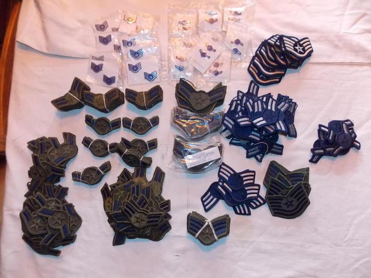 Lot US Airforce patchen, Verzamelen, Militaria | Algemeen, Luchtmacht, Embleem of Badge, Ophalen of Verzenden