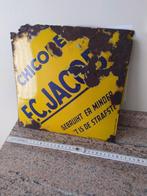 Old Chicory F.C.Jacob geëmailleerd bord, Ophalen of Verzenden, Gebruikt, Reclamebord