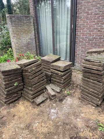 tegels voor terras, Tuin en Terras, Tegels en Klinkers, Ophalen, Gebruikt, Terrastegels