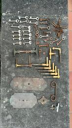 Poignées et décoration de porte en bronze + cles, Doe-het-zelf en Bouw, Hang- en Sluitwerk, Overige materialen, Gebruikt, Klink of Kruk