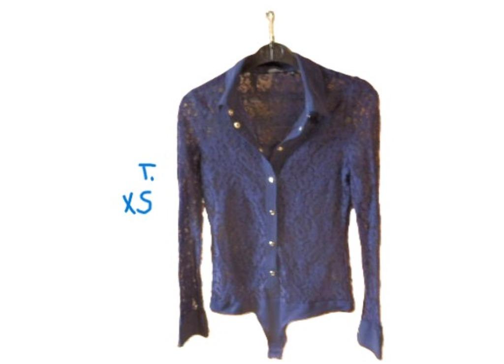 (9)- chemisier body t.XS bleu - coolcat -, Enlèvement ou Envoi, Comme neuf, Coolcat, Taille 34 (XS) ou plus petite