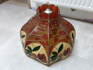 Vintage luster met glaslood beschikbaar voor biedingen