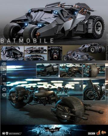 Hot Toys The Dark Knight Rises 1/6 Tumbler en Bat-Pod combo beschikbaar voor biedingen
