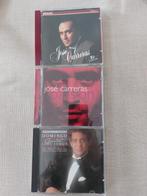 Lot van 3 cd's Carreras & Domingo, Chant, Enlèvement, Utilisé, Romantique