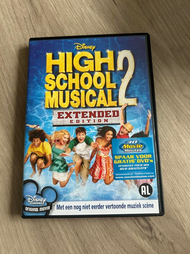 Dvd 'High School Musical 2', Ophalen of Verzenden, Zo goed als nieuw, Film