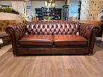 Originele Springvale chesterfield 3 zits zetel rood bruin, Ophalen of Verzenden
