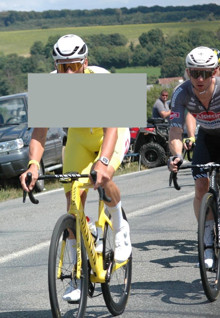 Echte foto MATHIEU VANDERPOEL (tour 2025)., Sport en Fitness, Wielrennen, Nieuw, Ophalen