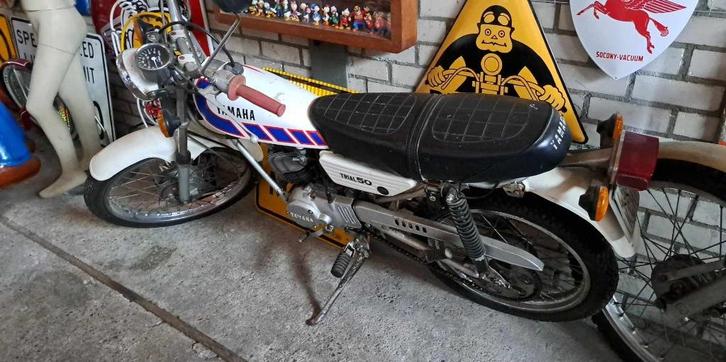 Yamaha Ty 50 originele staat barnfind oldtimer, Fietsen en Brommers, Brommers | Oldtimers, Yamaha, Klasse B (45 km/u), Ophalen