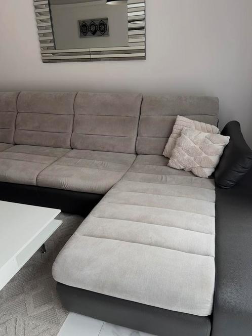 Zetel, Huis en Inrichting, Zetels | Zetels, Gebruikt, Hoekbank, Stof, Ophalen