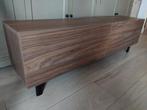 tv meubel walnoot en zwart staal nieuwstaat, Enlèvement ou Envoi, Neuf