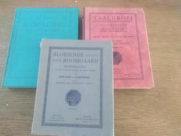 3    OUDE  SCHOOLBOEKEN  TAALKUNDE beschikbaar voor biedingen