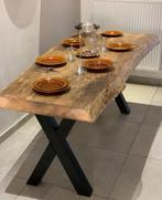 Eettafel boomstam, Huis en Inrichting, Ophalen, Zo goed als nieuw, Metaal