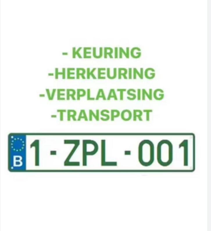 Z PLAATNUMER IN (GENT) 0466321832, Autos : Pièces & Accessoires, Carrosserie & Tôlerie, Avant, Enlèvement