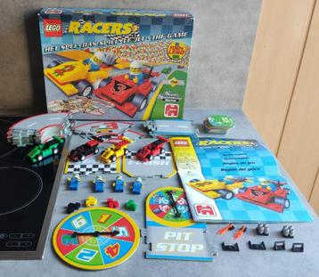 lego racers super speedway gezelschapsspel jumbo, Enlèvement ou Envoi, Utilisé, Ensemble complet, Lego