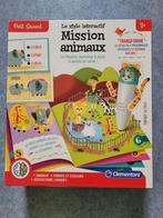 Le stylo interactif - Mission Animaux - Clementoni, Enlèvement, Comme neuf, Découverte, Sonore