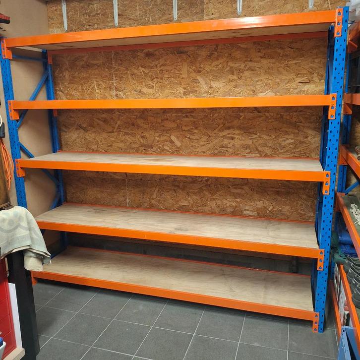 stapelrek - legbord stelling - grootvak stelling, Zakelijke goederen, Kantoor en Winkelinrichting | Magazijn, Stelling en Opslag