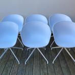 6 fauteuils pivotants AAC20 de Hay blancs, Maison & Meubles, Chaises, Enlèvement, Blanc, Métal
