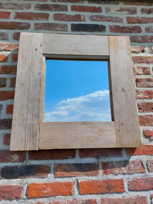 Spiegel uit sloophout, Huis en Inrichting, Woonaccessoires | Spiegels, Nieuw, Ophalen