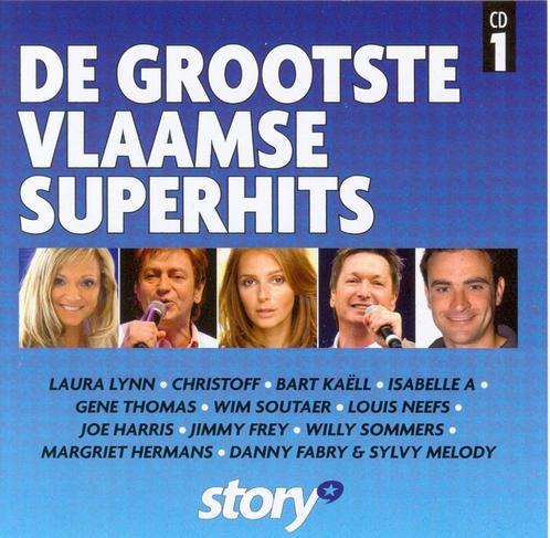 CD * DE GROOTSTE VLAAMSE HITS - CD1, Cd's en Dvd's, Cd's | Nederlandstalig, Zo goed als nieuw, Levenslied of Smartlap, Ophalen of Verzenden